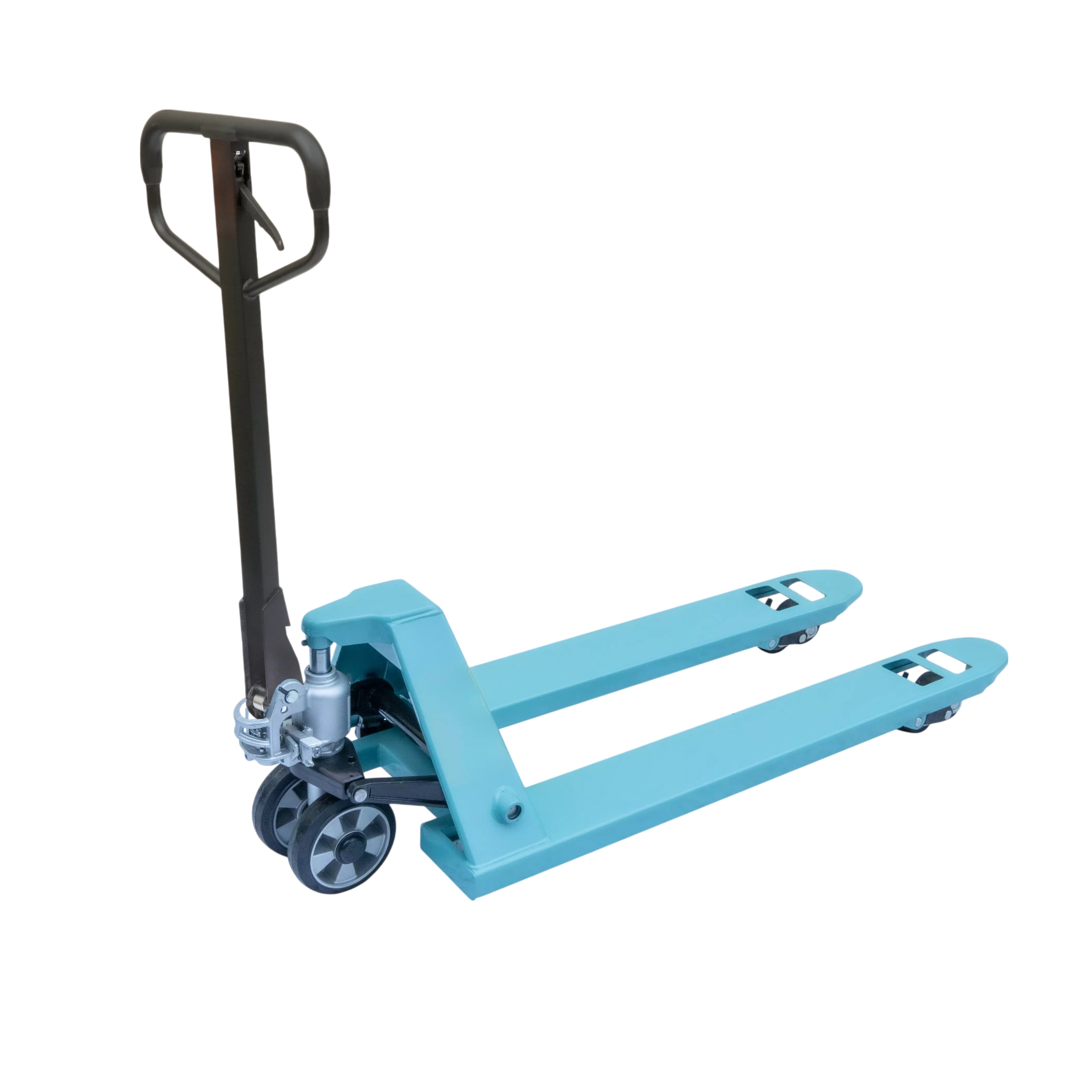 Тележка гидравлическая DF 25, г/п 2500 кг, вилы 1150х550 мм, резиновые колеса 180 мм