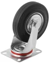 SC 55 - Промышленное колесо 125 мм (площадка, поворотн., черн. рез., роликоподш.)